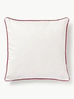 Westwing Collection Designer Baumwoll-Kissenhülle Snow von Kera Till