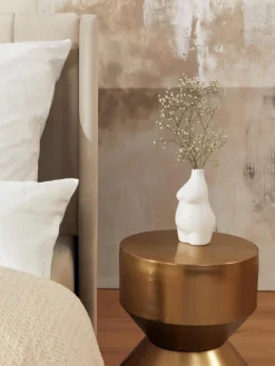Bloomingville Design-Vase Elora aus Steingut, H 18 cm