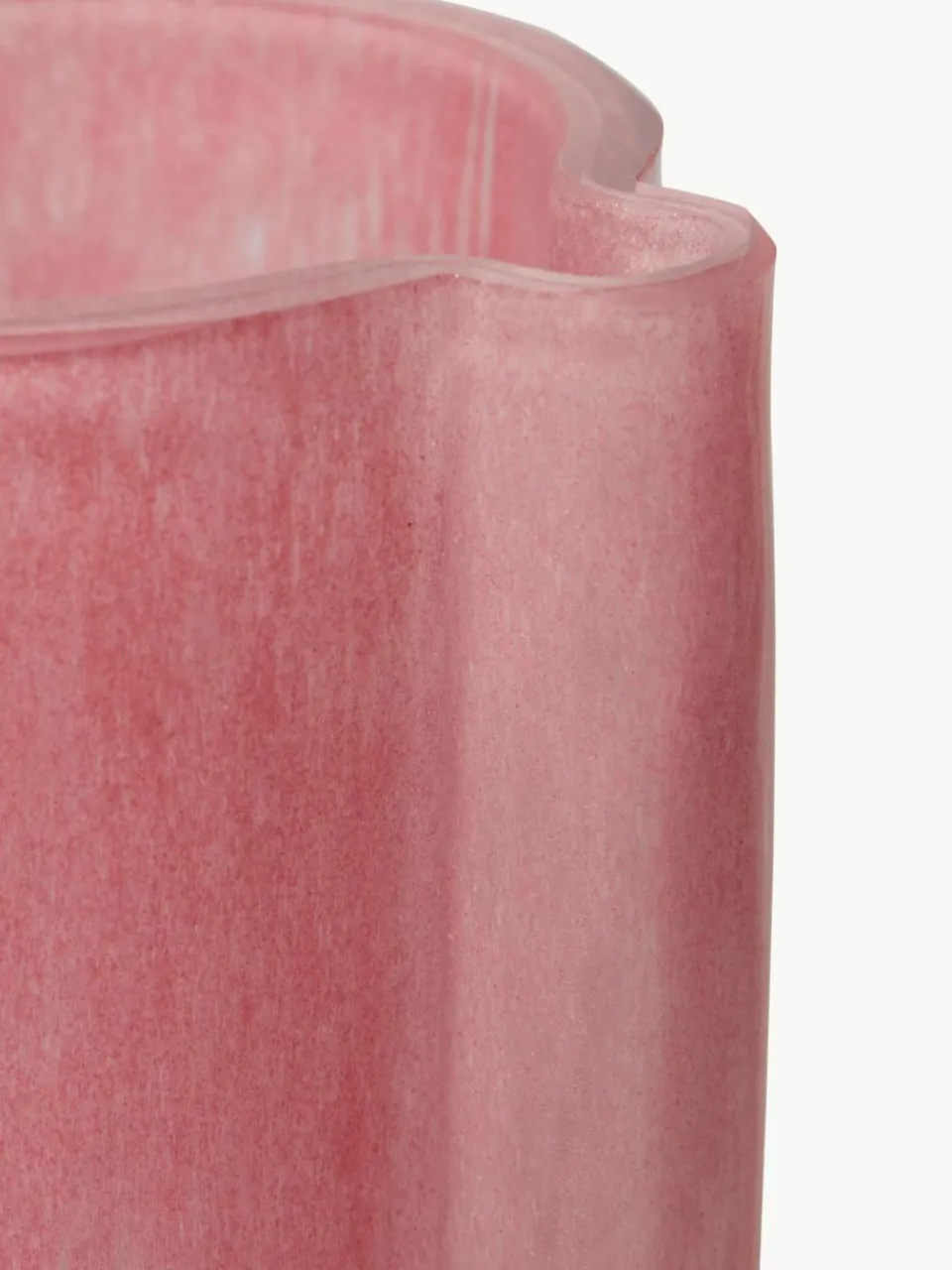 HKLIVING Design-Vase Flamingo aus Glas, H 25 cm