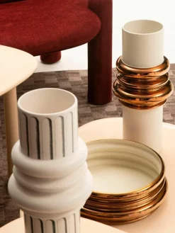Driade Design-Vase Ordini aus Keramik, H 45 cm