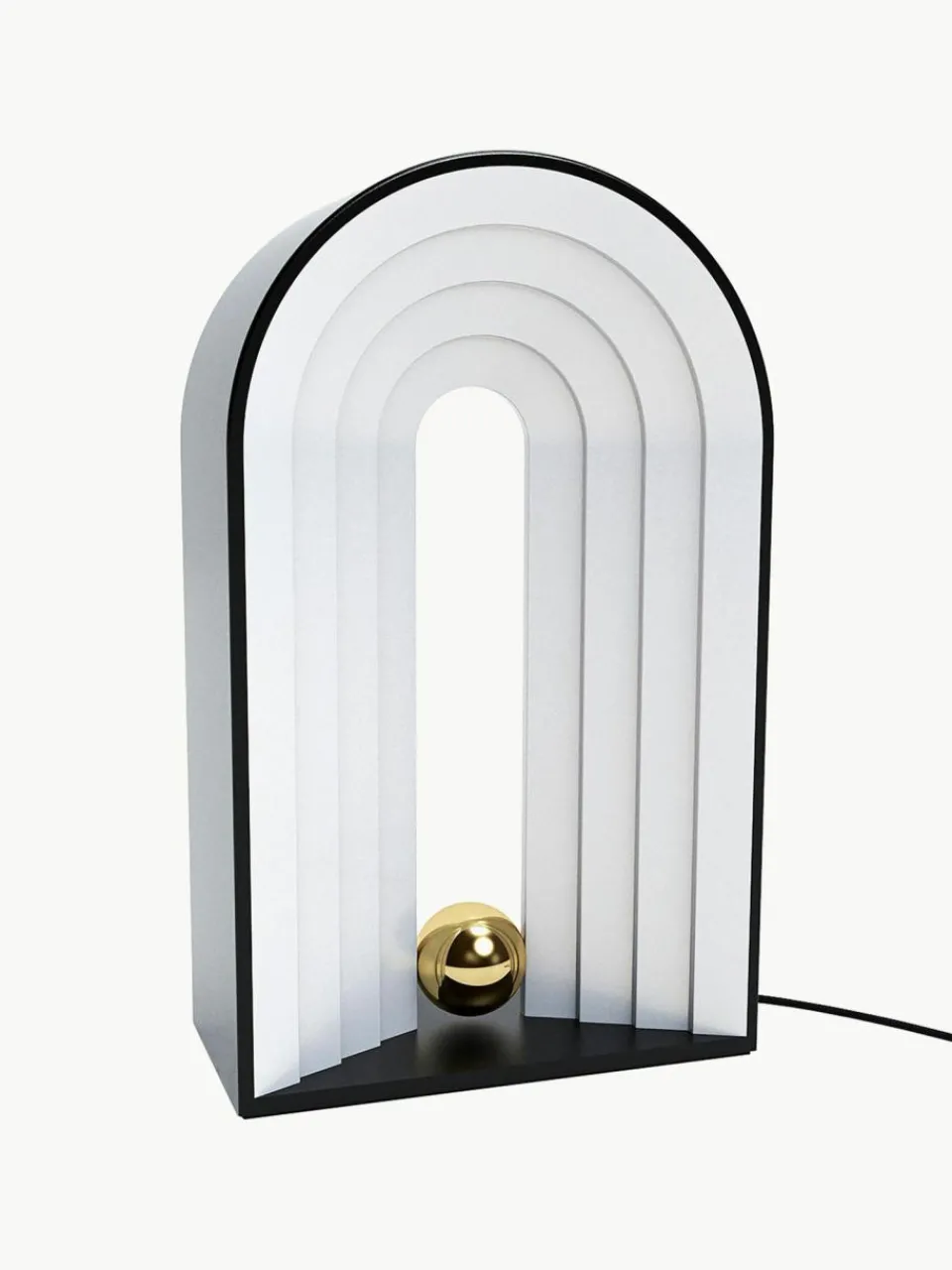 Aytm Dimmbare LED-Tischlampe Castellum mit Diffusorscheibe