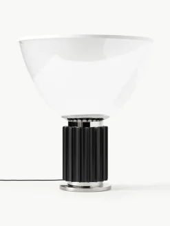 Flos Dimmbare LED-Tischlampe Taccia Small, mundgeblasen