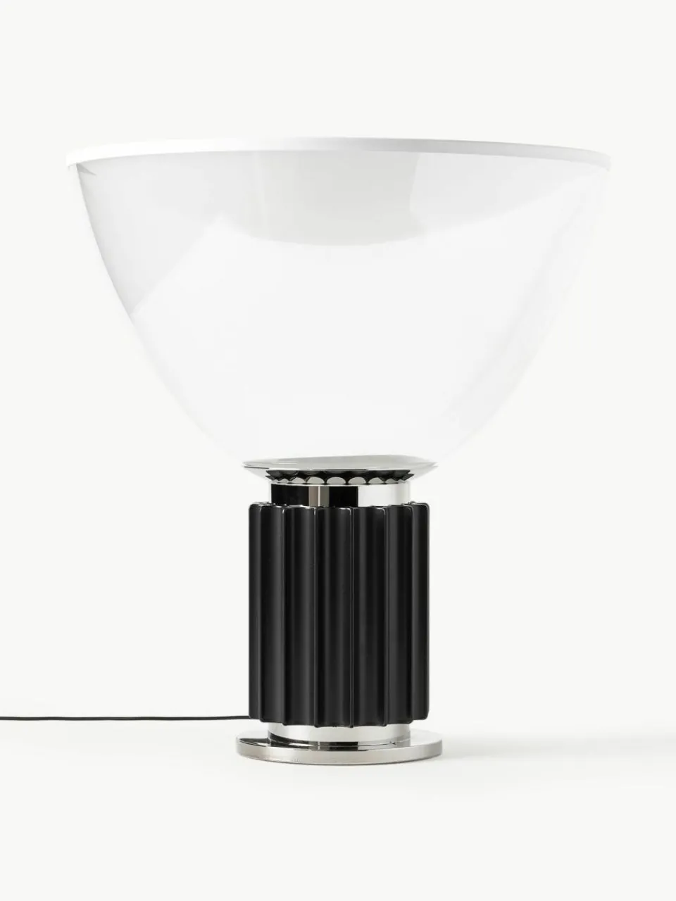 Flos Dimmbare LED-Tischlampe Taccia Small, mundgeblasen