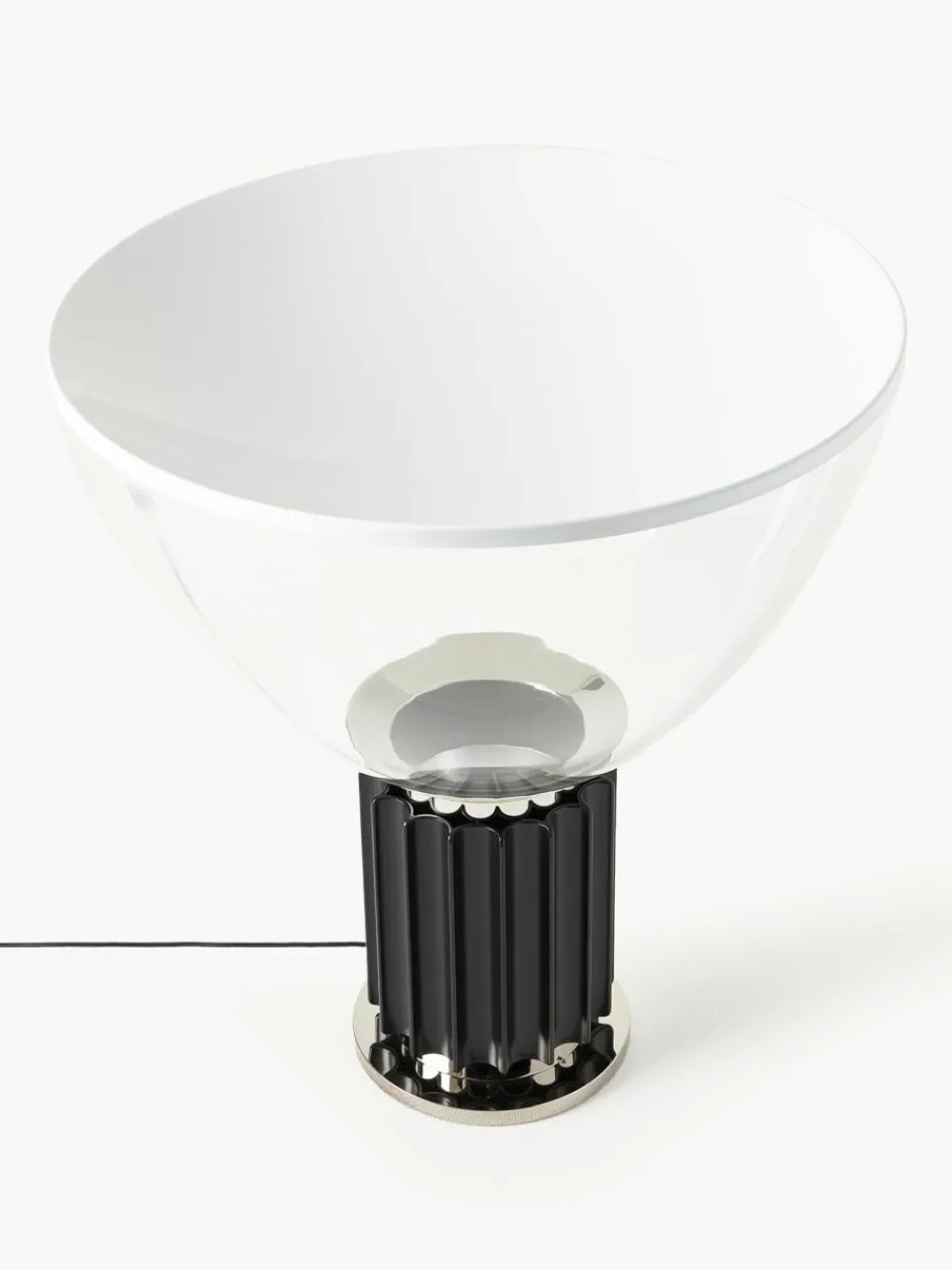 Flos Dimmbare LED-Tischlampe Taccia Small, mundgeblasen