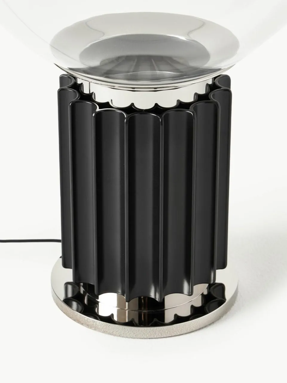 Flos Dimmbare LED-Tischlampe Taccia Small, mundgeblasen