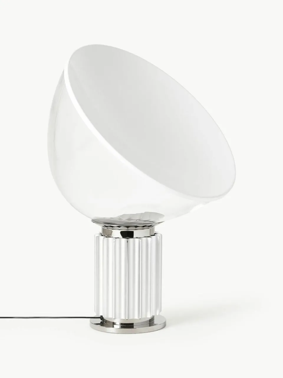 Flos Dimmbare LED-Tischlampe Taccia Small, mundgeblasen