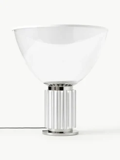 Flos Dimmbare LED-Tischlampe Taccia Small, mundgeblasen