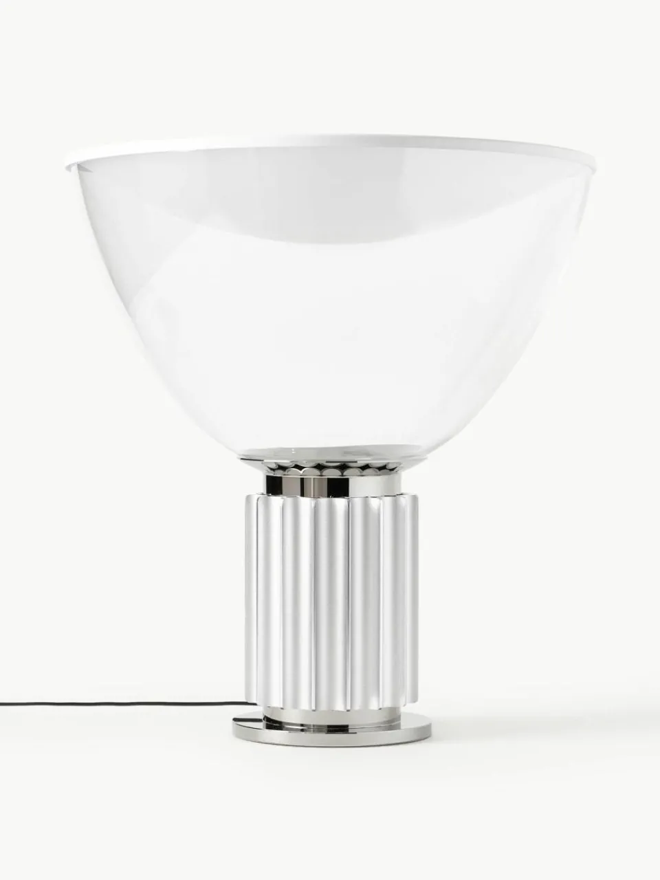 Flos Dimmbare LED-Tischlampe Taccia Small, mundgeblasen