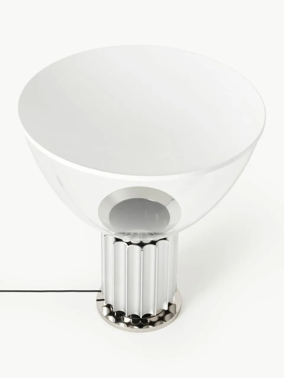 Flos Dimmbare LED-Tischlampe Taccia Small, mundgeblasen