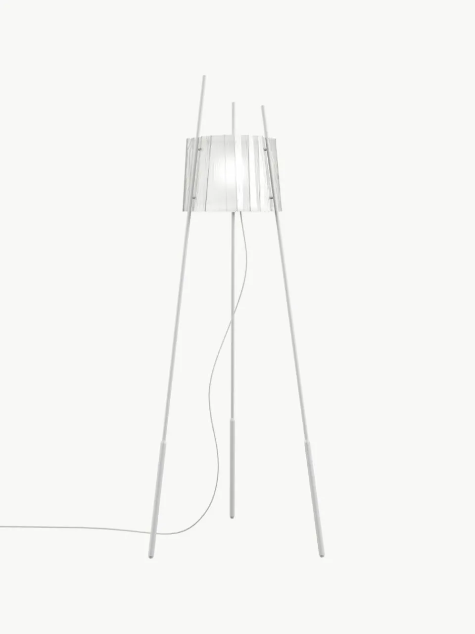 kdln Dimmbare Tripod Stehlampe Tyla, mundgeblasen