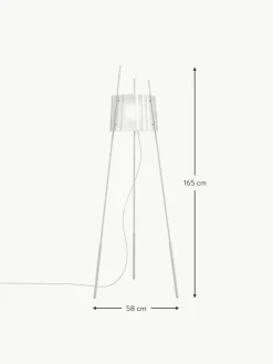 kdln Dimmbare Tripod Stehlampe Tyla, mundgeblasen