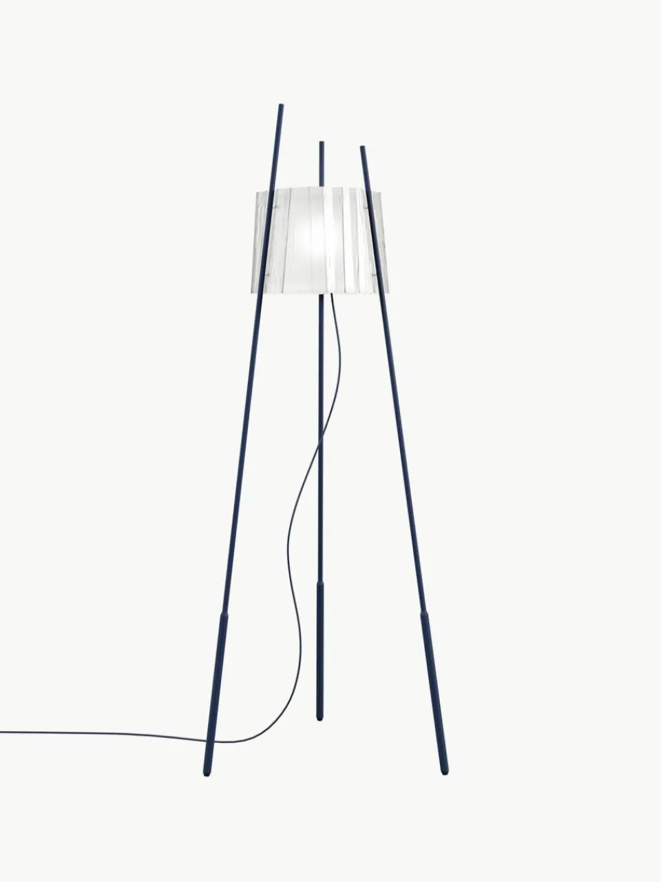 kdln Dimmbare Tripod Stehlampe Tyla, mundgeblasen