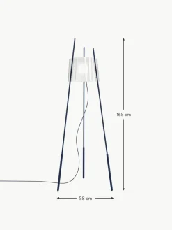 kdln Dimmbare Tripod Stehlampe Tyla, mundgeblasen