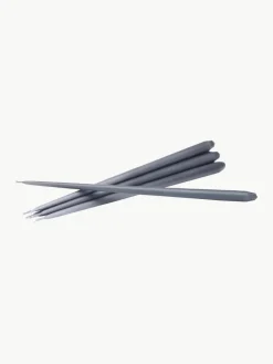 Stoff Nagel Dünne Stabkerzen , 6 Stück