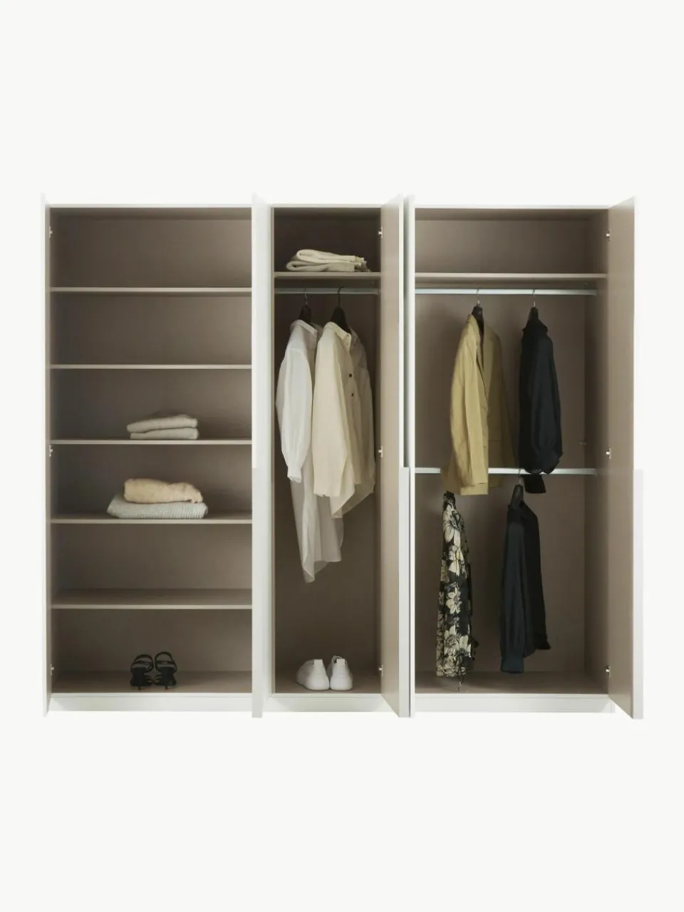 Westwing Drehtürenschrank Mia, 5-türig
