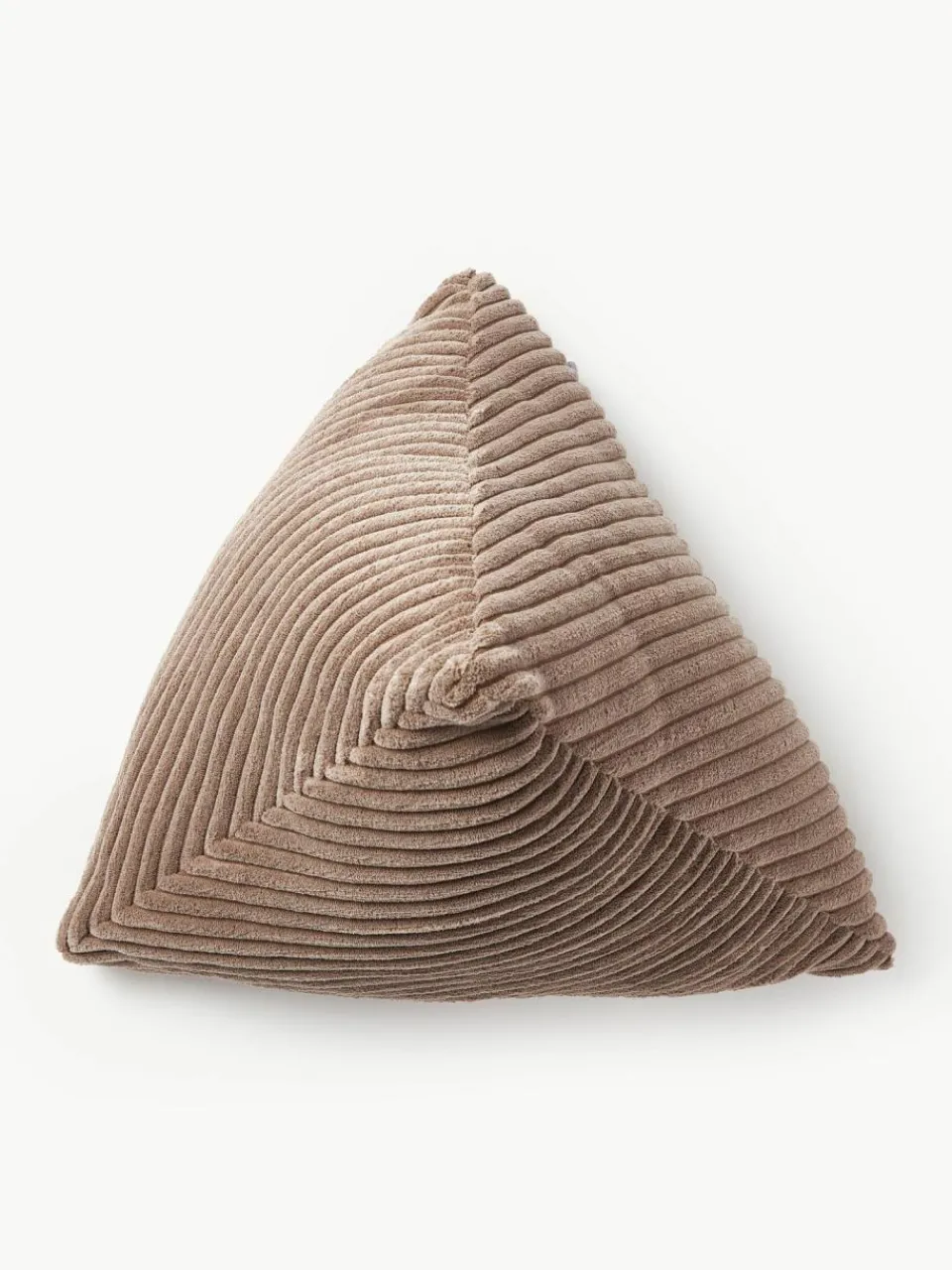 Westwing Collection Dreieckiges Cord-Kissen Kylen