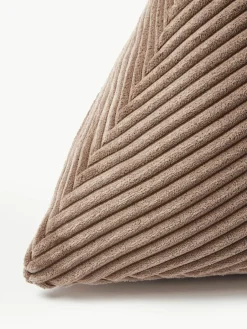 Westwing Collection Dreieckiges Cord-Kissen Kylen