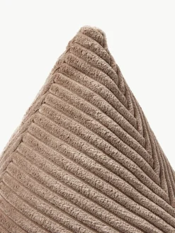 Westwing Collection Dreieckiges Cord-Kissen Kylen