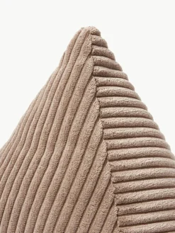 Westwing Collection Dreieckiges Cord-Kissen Kylen