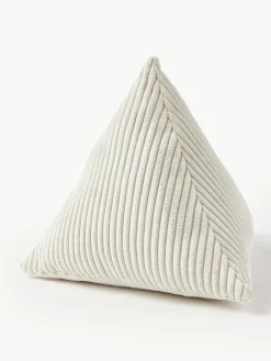 Westwing Collection Dreieckiges Cord-Kissen Kylen