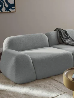 Westwing Collection Eckmodul Wolke aus Bouclé