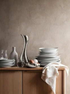 Georg Jensen Edelstahl-Karaffe Cobra in organischer Form, 1.2 L