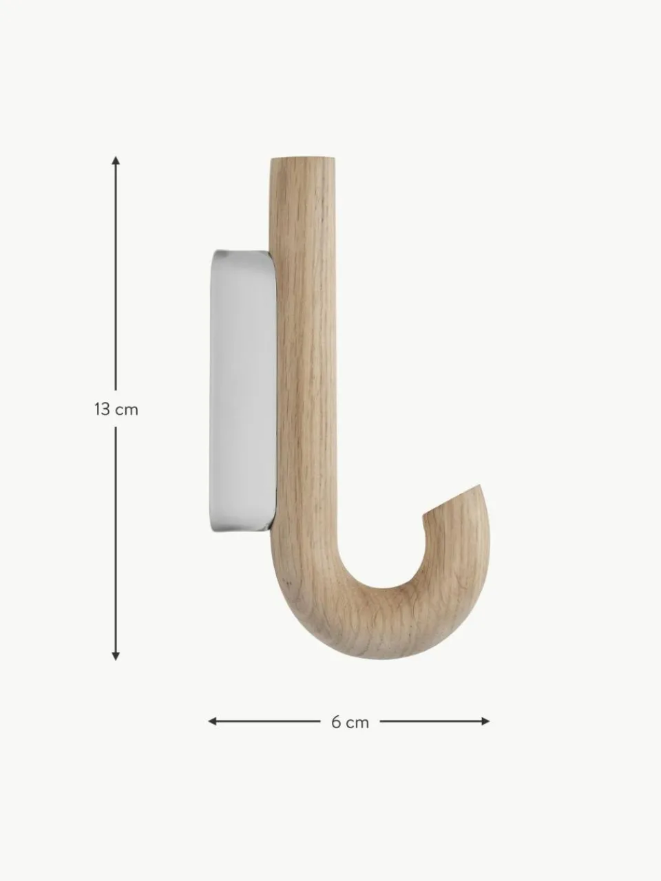 Gejst Eichenholz-Wandhaken Umbrella, in verschiedenen Größen