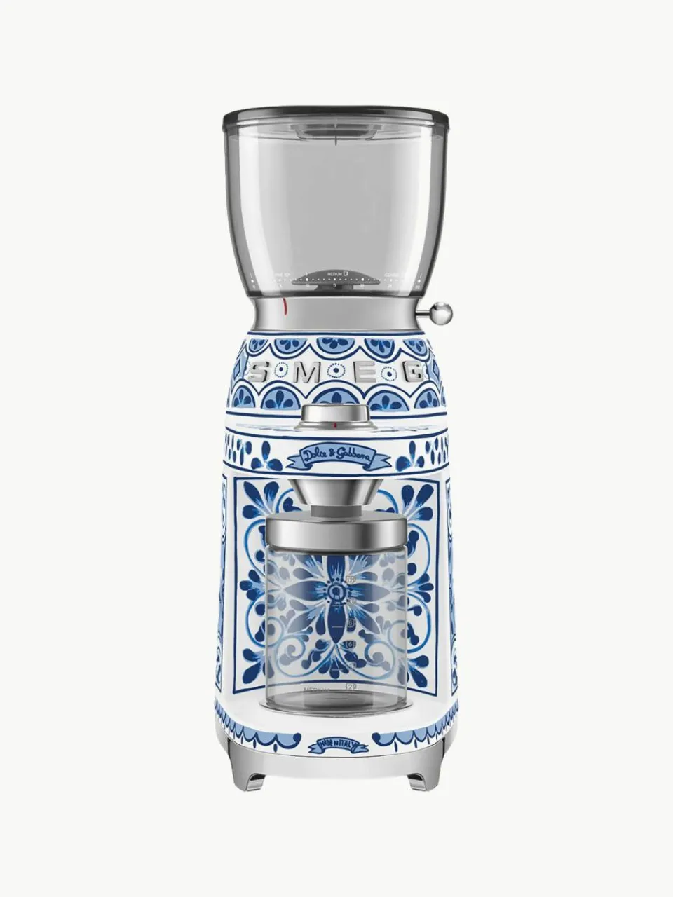 Smeg Elektrische Kaffeemühle Dolce & Gabbana - Blu Mediterraneo