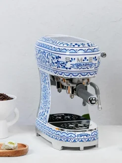 Smeg Espressomaschine Dolce & Gabbana - Blu Mediterraneo