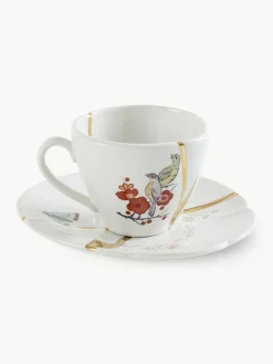 Seletti Espressotasse Kintsugi mit Untertasse