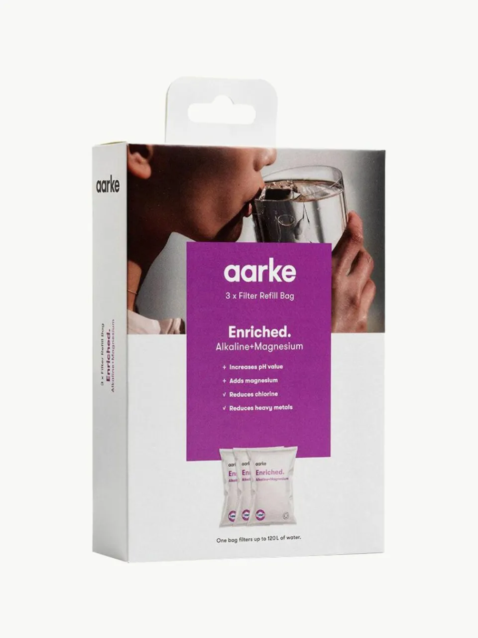Aarke Filter-Nachfüllbeutel Purifier, 6 Stück