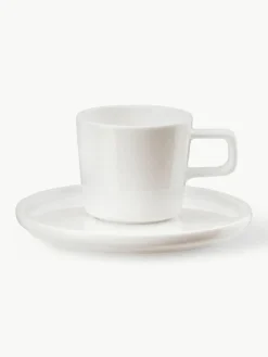 Asa Selection Fine Bone China Espressotassen Oco mit Unterteller, 6 Stück