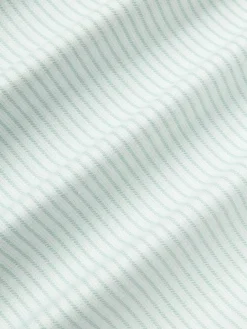 Westwing Collection Flanell-Bettdeckenbezug Javon mit feinen Streifen
