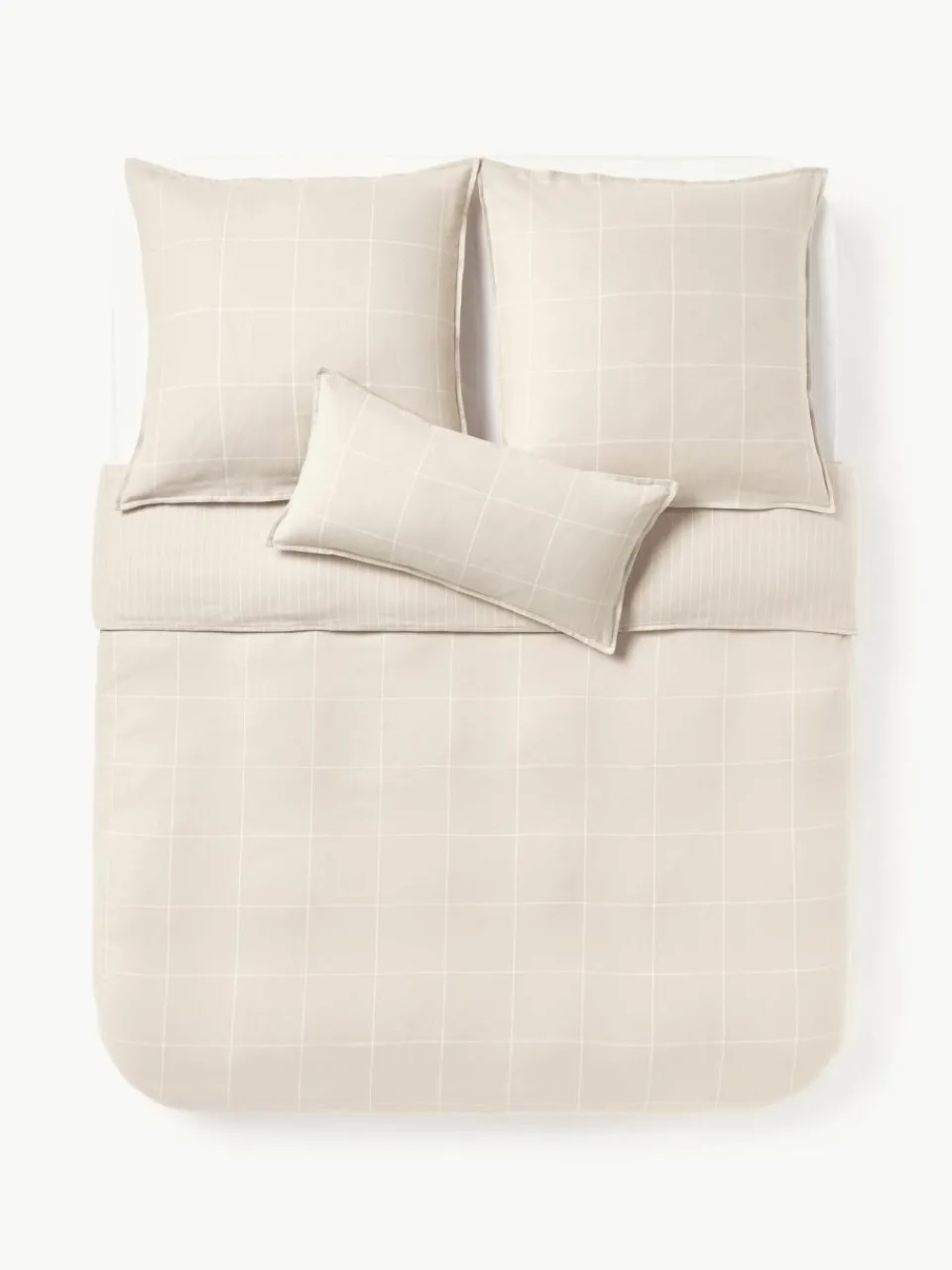 Westwing Collection Flanell-Bettdeckenbezug Noelle