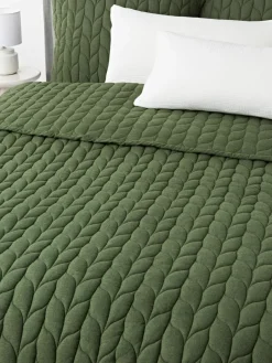 Westwing Collection Flanell-Kissen Selby mit Strukturmuster