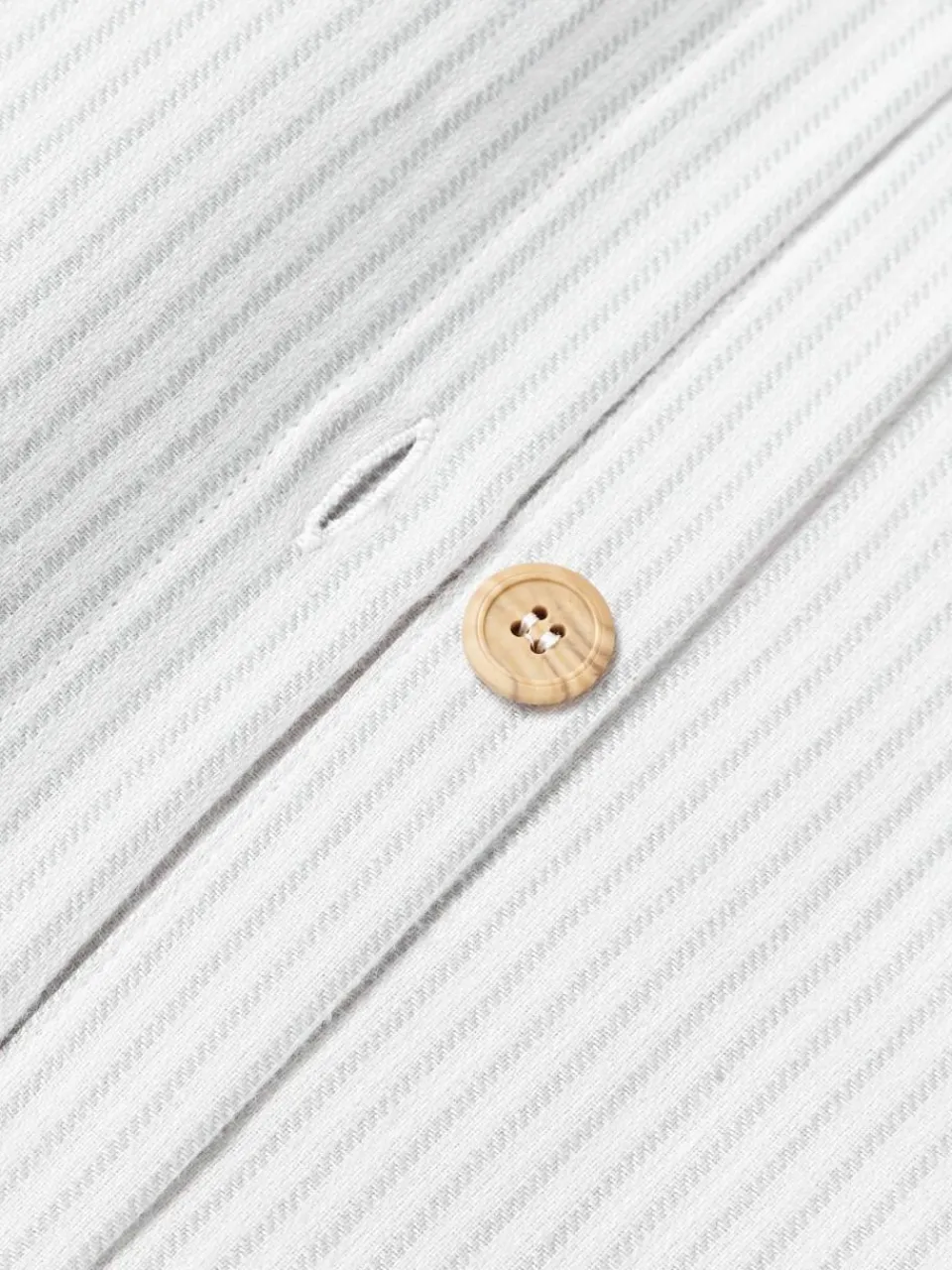Westwing Collection Flanell-Kopfkissenbezug Javon mit feinen Streifen