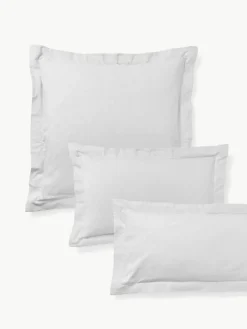Westwing Collection Flanell-Kopfkissenbezug Laia mit Stehsaum
