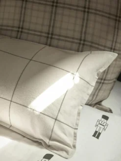 Westwing Collection Flanell-Wendebettdeckenbezug Noan mit Nussknackermotiv