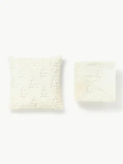 Westwing Collection Flauschige Kuscheldecke Nari mit winterlichem Motiv