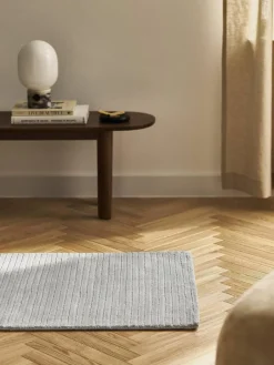Westwing Collection Flauschiger Hochflor-Läufer Wes mit Hoch-Tief-Struktur, handgewebt