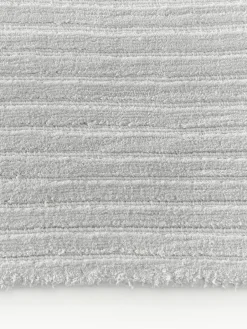 Westwing Collection Flauschiger Hochflor-Läufer Wes mit Hoch-Tief-Struktur, handgewebt