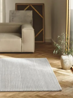 Westwing Collection Flauschiger Hochflorteppich Wes mit Hoch-Tief-Struktur, handgewebt