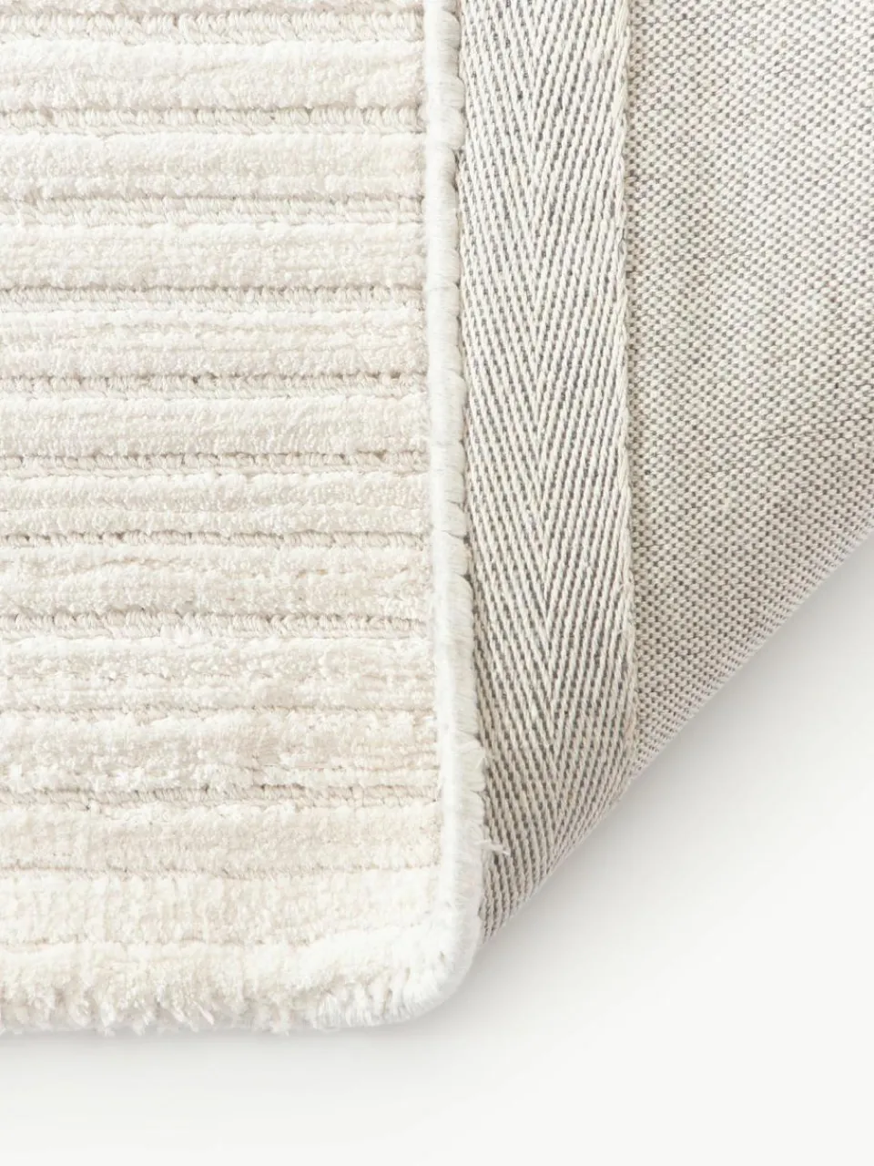 Westwing Collection Flauschiger Hochflorteppich Wes mit Hoch-Tief-Struktur, handgewebt