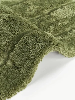 Westwing Collection Flauschiger Hochflor-Teppich Genève mit erhabener Hoch-Tief-Struktur