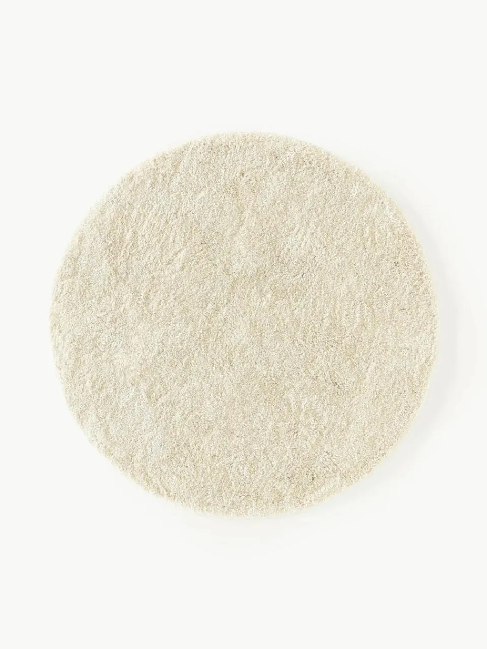 Westwing Collection Flauschiger runder Hochflor-Teppich Leighton