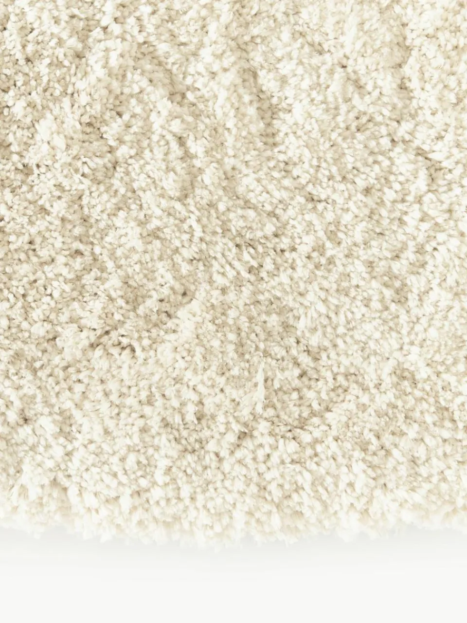 Westwing Collection Flauschiger runder Hochflor-Teppich Leighton