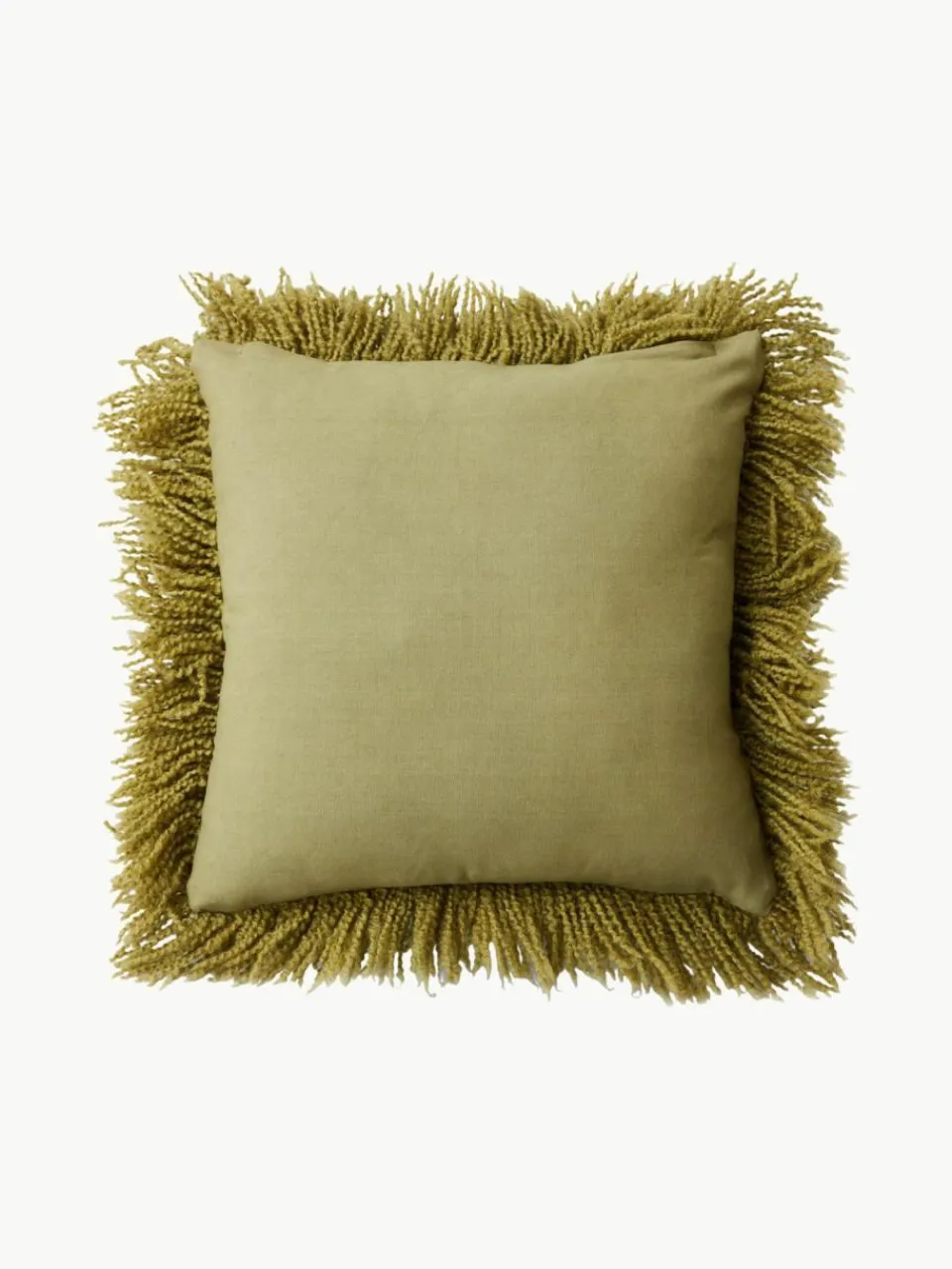 HKLIVING Flauschiges Kissen Fluffy, handgefertigt