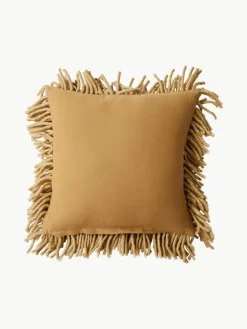 HKLIVING Flauschiges Kissen Rugged, handgefertigt