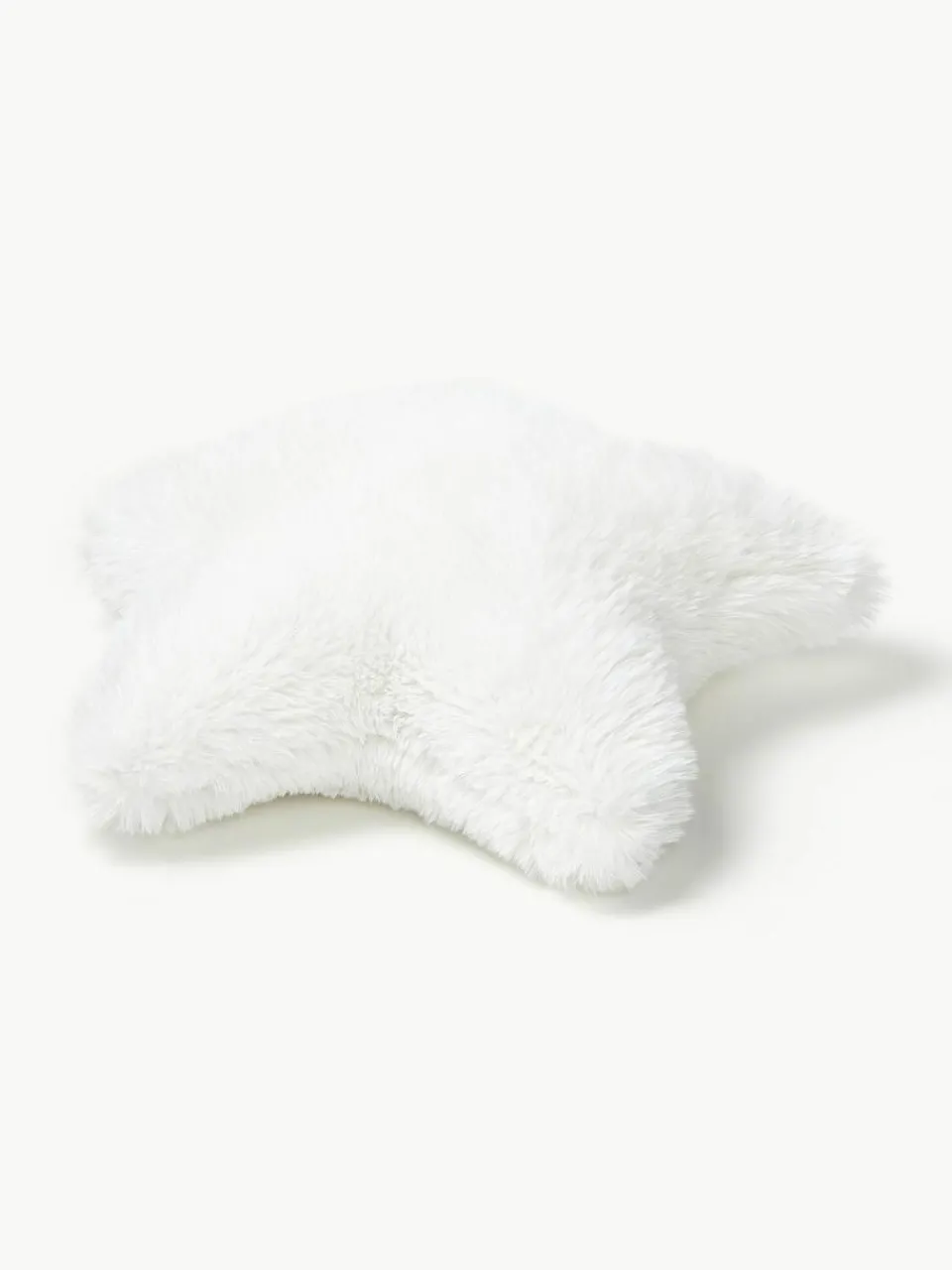 Westwing Collection Flauschiges Kunstfell-Dekokissen Danica