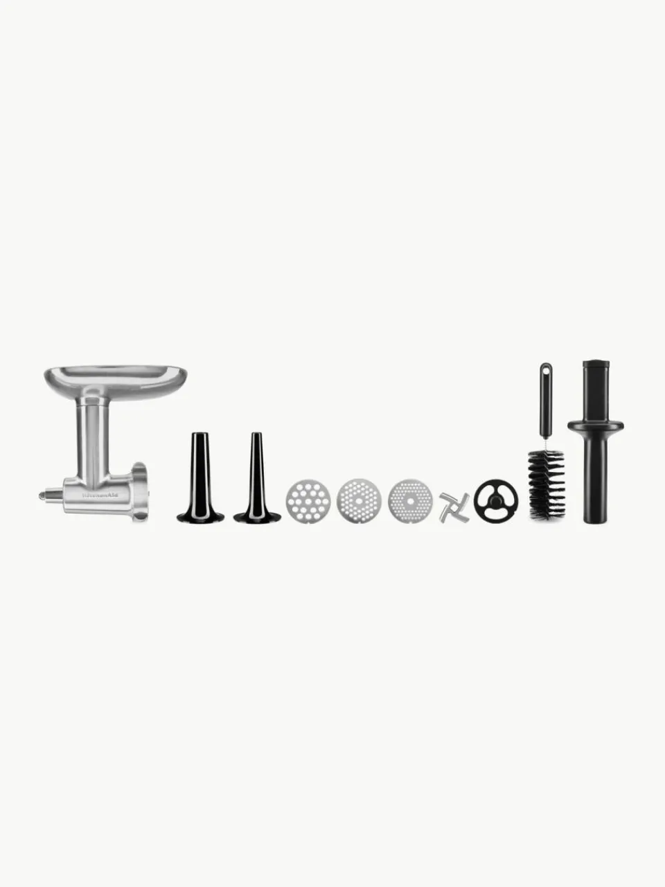 KitchenAid Fleischwolf-Aufsatz aus Metall mit Wurstfüller